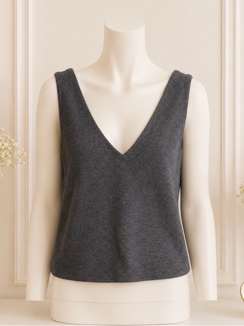 NWT Rachel Rachel Roy Cropped indigo denim tank Size Medium